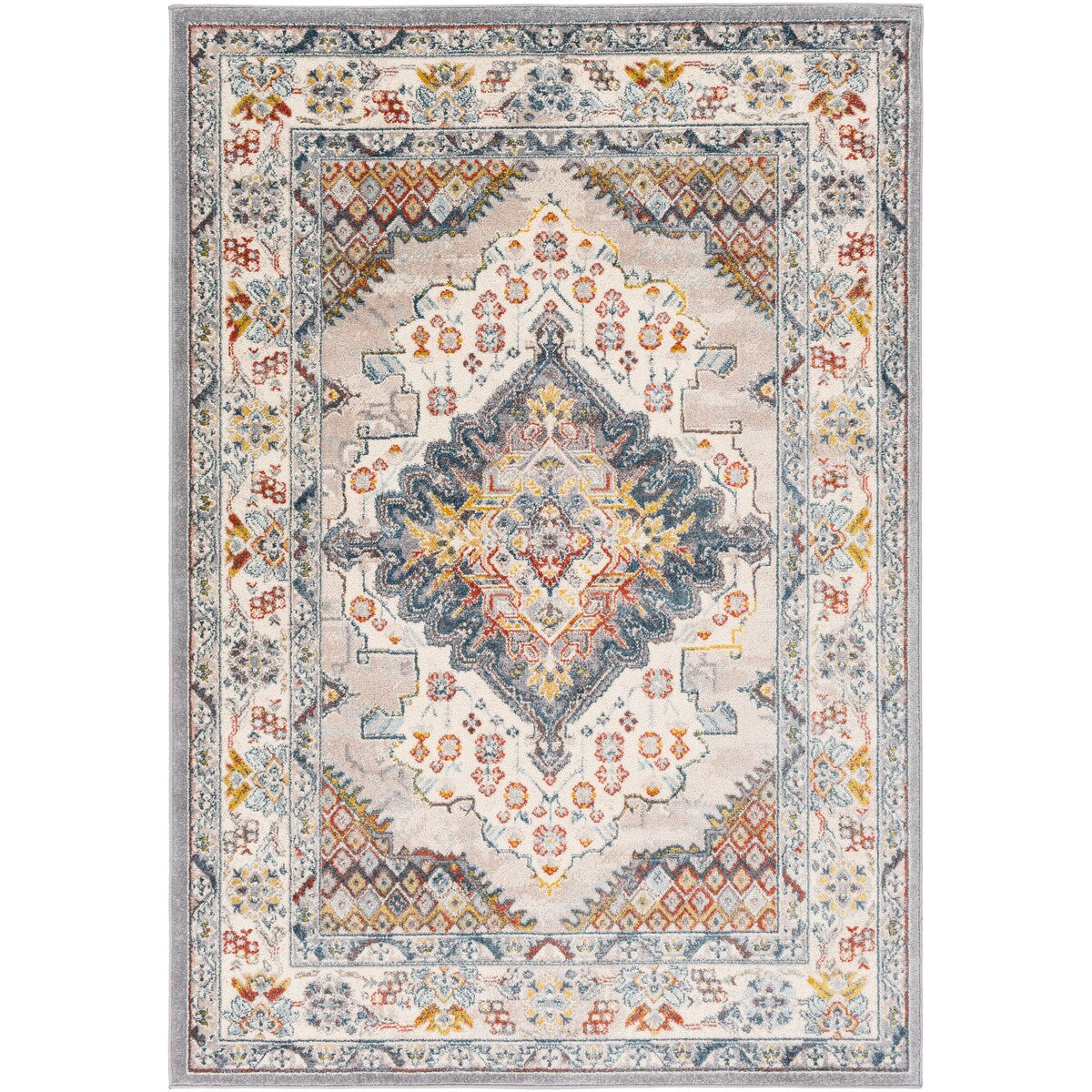 Livabliss Elmas Traditional Persian Medallion Area Rug