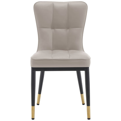 Faux Leather Upholstered Dining Chairs Set of 2/4