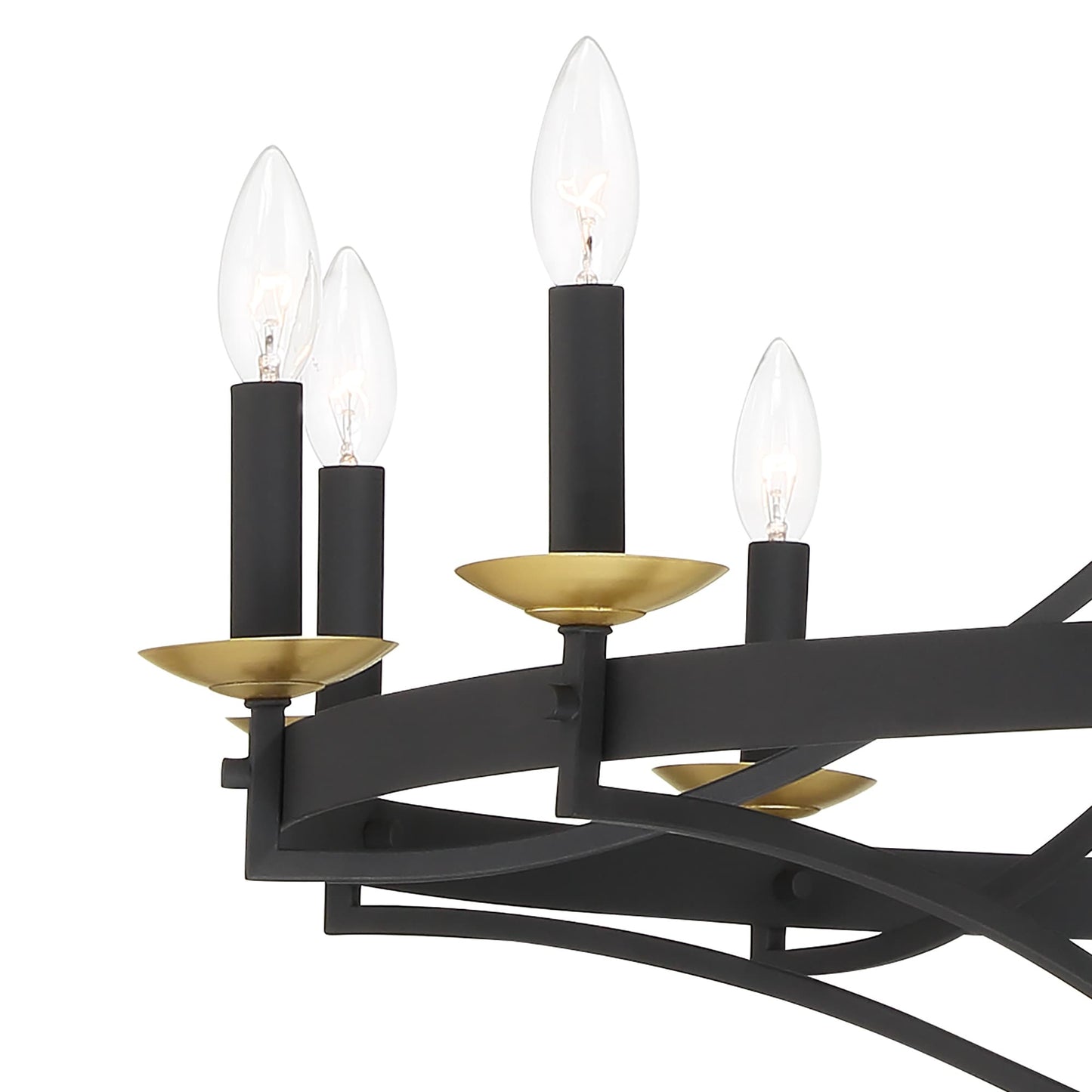 Fidenza 12-light Modern Farmhouse Empire Wagon Wheel Chandelier with UL - D40'' * H135''