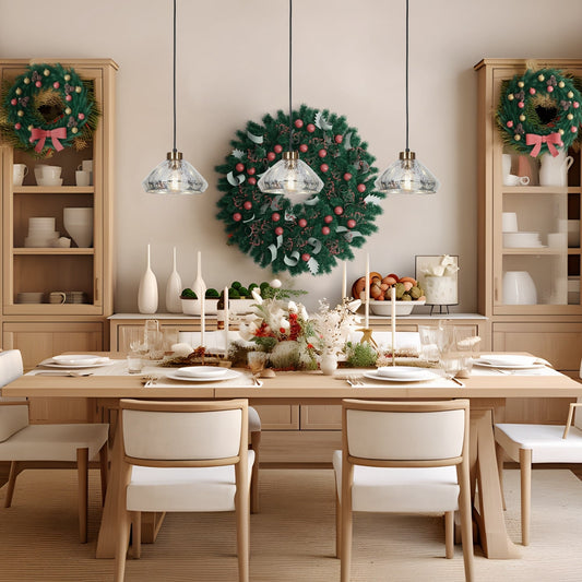 Flyn Modern 1-Light Mercury Glass Kitchen Island Pendant Lights