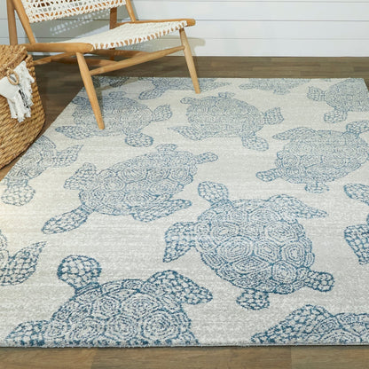 Folse Coastal Turtle Area Rug