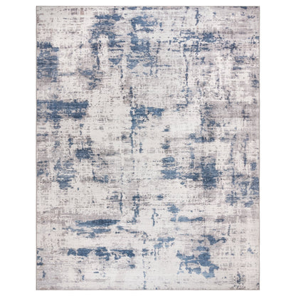 Gertmenian Crystal Print Washable Digital Printed Flat Pile Polyester Slip Resistant Area Rug Collection