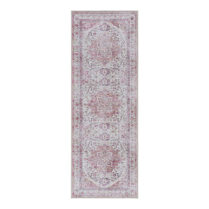Gertmenian Crystal Print Washable Digital Printed Flat Pile Polyester Slip Resistant Area Rug Collection