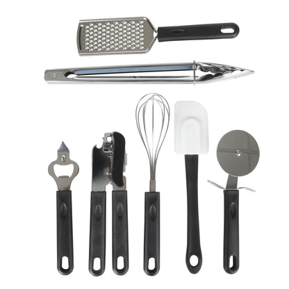 Gibson Home 74 Piece Kitchen Combo Set: Cookware, Dinnerware, Cutlery, Flatware, Tools & Gadgets, storage and Glassware