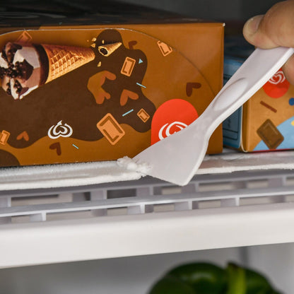 HOMCOM 3.2 Cu.Ft Mini Fridge with Freezer, Single Door Compact Refrigerator with Adjustable Thermostat