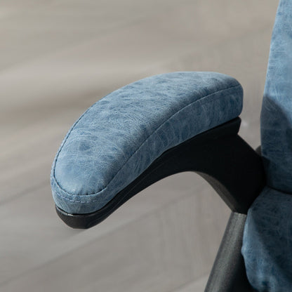 HOMCOM High Back Vibration Massage Office Chair with 6 Vibration Points, Beige