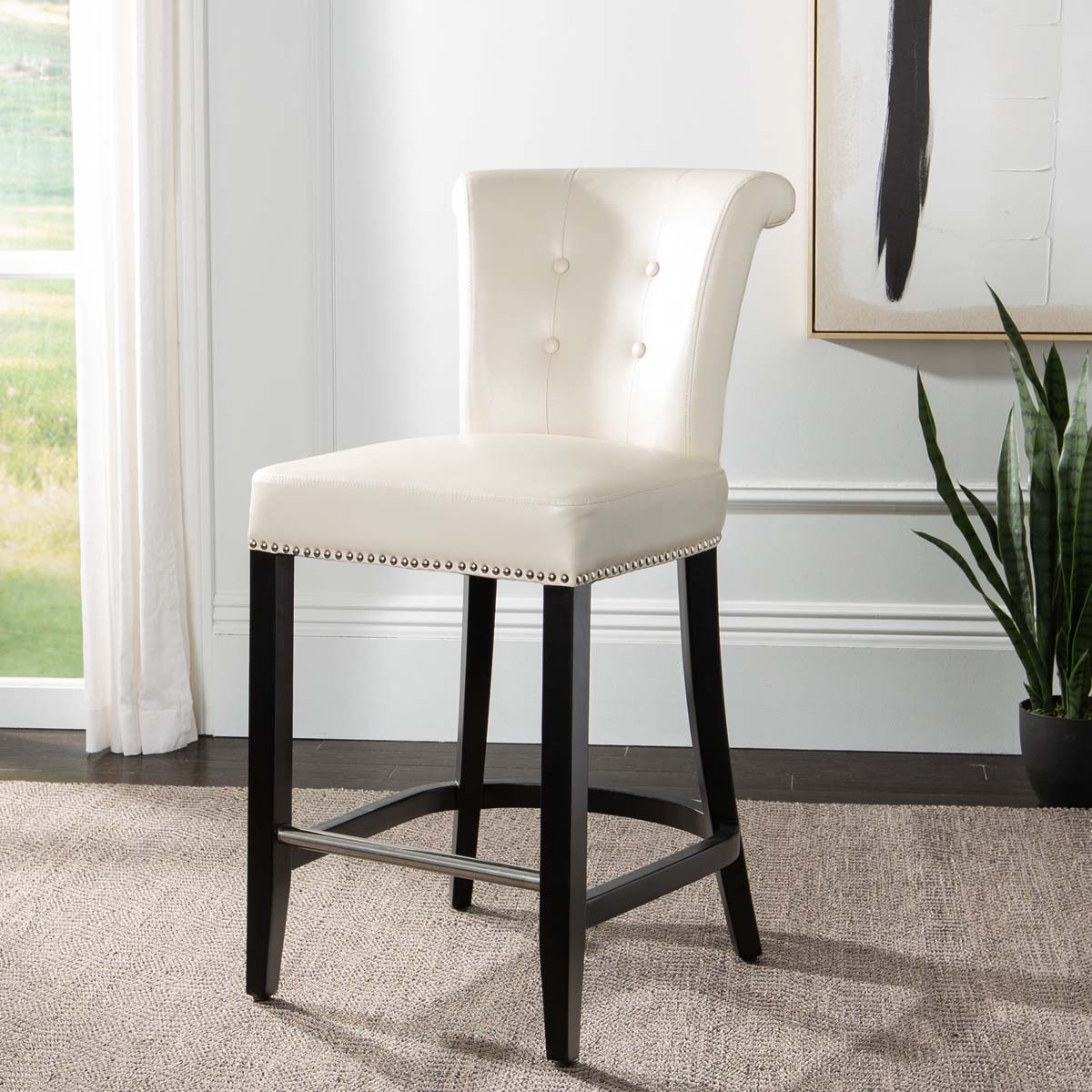 Addo Ring Counter Stool | Safavieh - HUD8241