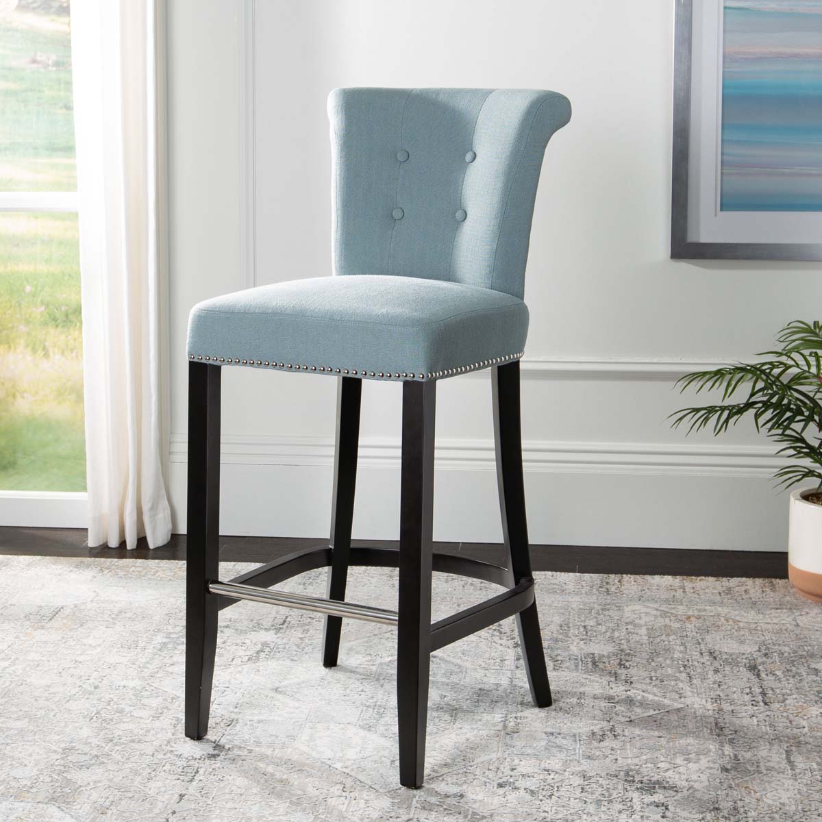 Addo Ring Bar Stool | Safavieh - HUD8242