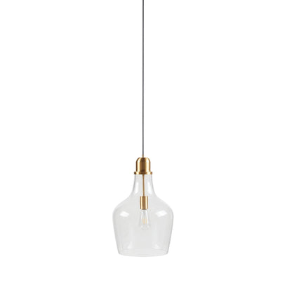 INK+IVY Auburn Bell Shaped Hanging Glass Pendant Light
