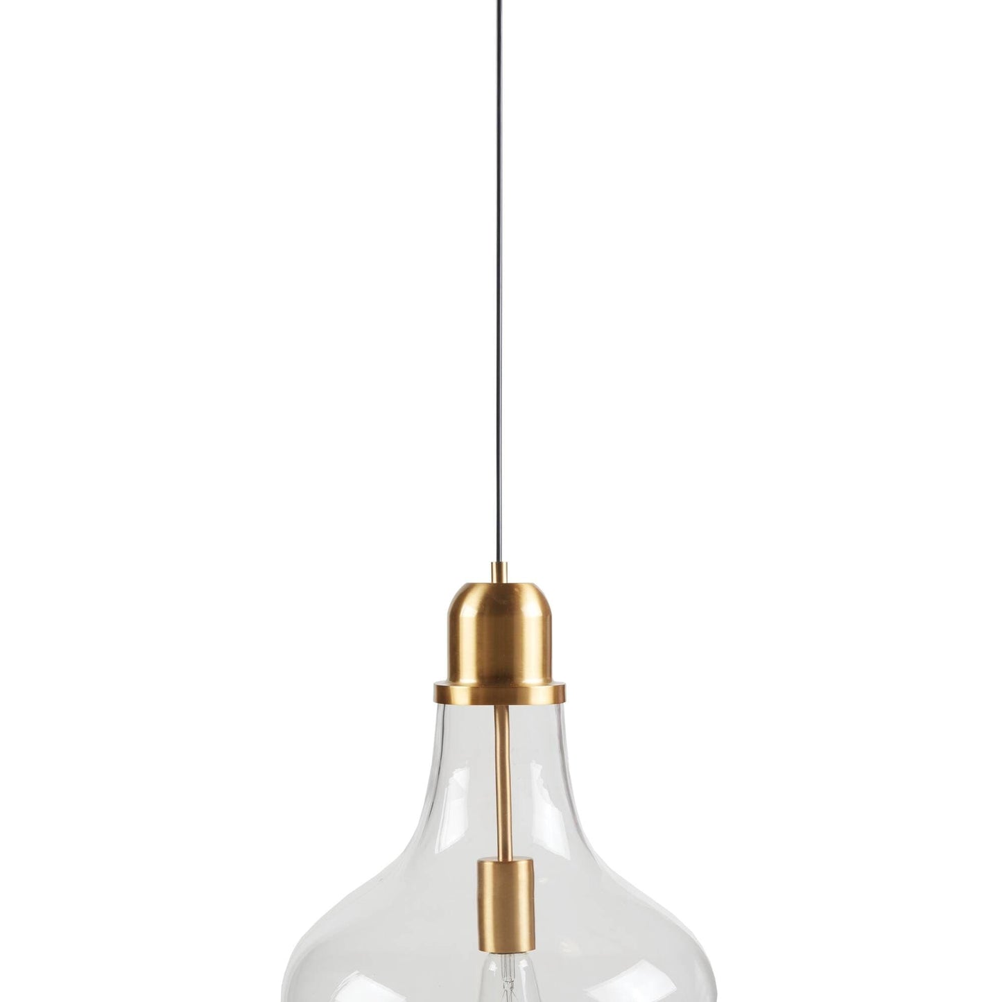 INK+IVY Auburn Bell Shaped Hanging Glass Pendant Light
