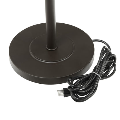 Havenside Home Pocologan 59.5-inch Outdoor and Indoor Basket-weave Floor Lamp - 16.25L x 16.25W x 59.5H