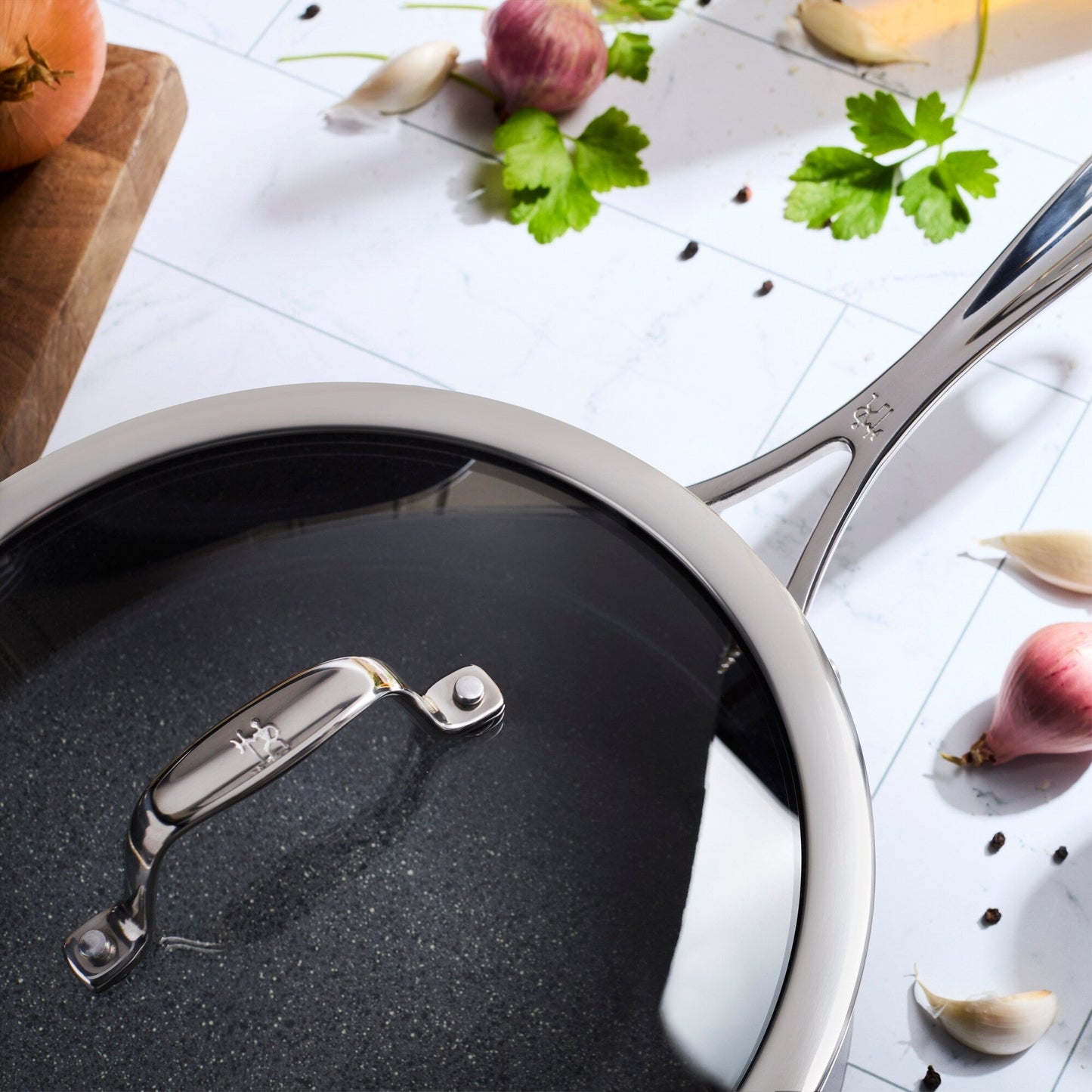 Henckels Capri Ceramic 11-pc Aluminum Ceramic Nonstick Cookware Set - Grey