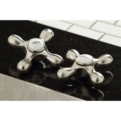 Heritage Bridge Kitchen Faucet with Brass Sprayer