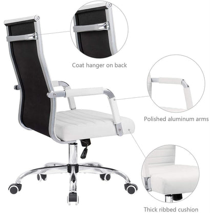 Homall Ribbed Office Chair Computer Desk Chair