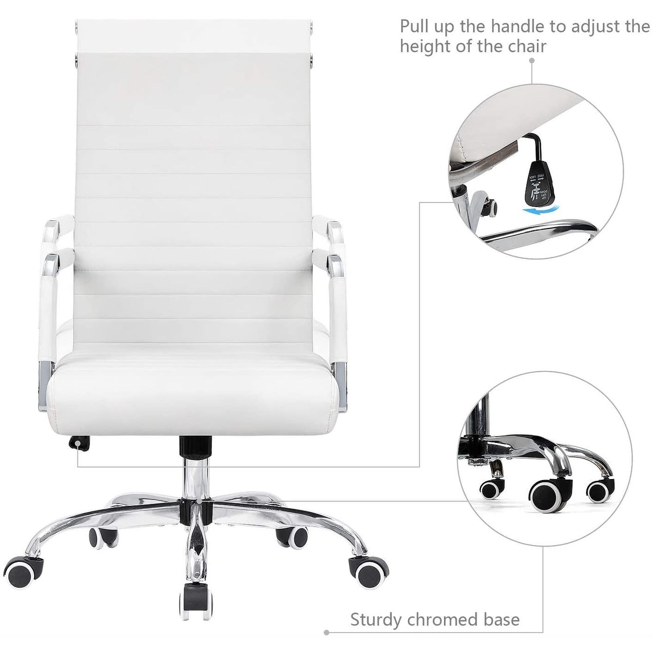 Homall Ribbed Office Chair Computer Desk Chair