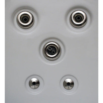 Home and Garden 5-person 51-jet Spa with Stainless Jets and Ozone - 80x80x34