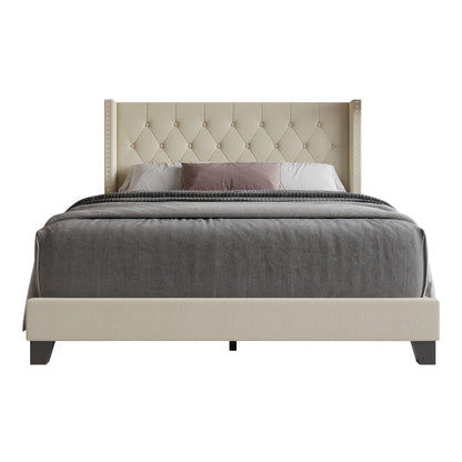 Homer Tufted Upholstered Panel Bed