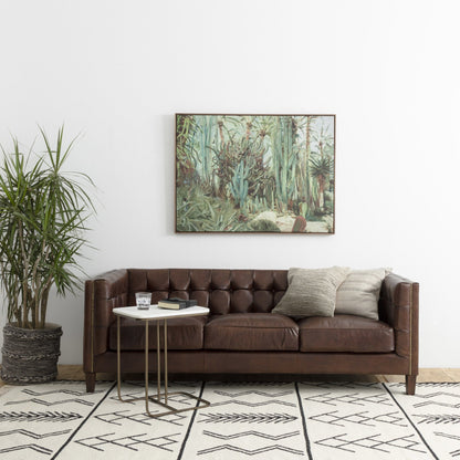 Adalley C Table - Polished White Marble | Four Hands - IMAR-99-MBR