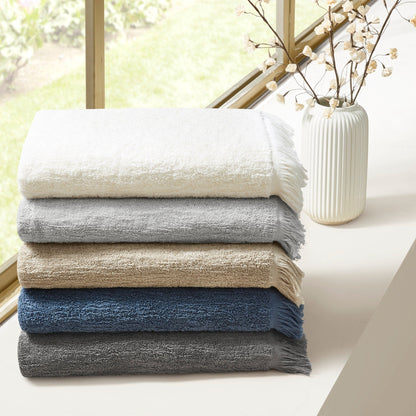 INK+IVY Atlas Cotton Dobby Slub 6 Piece Towel Set