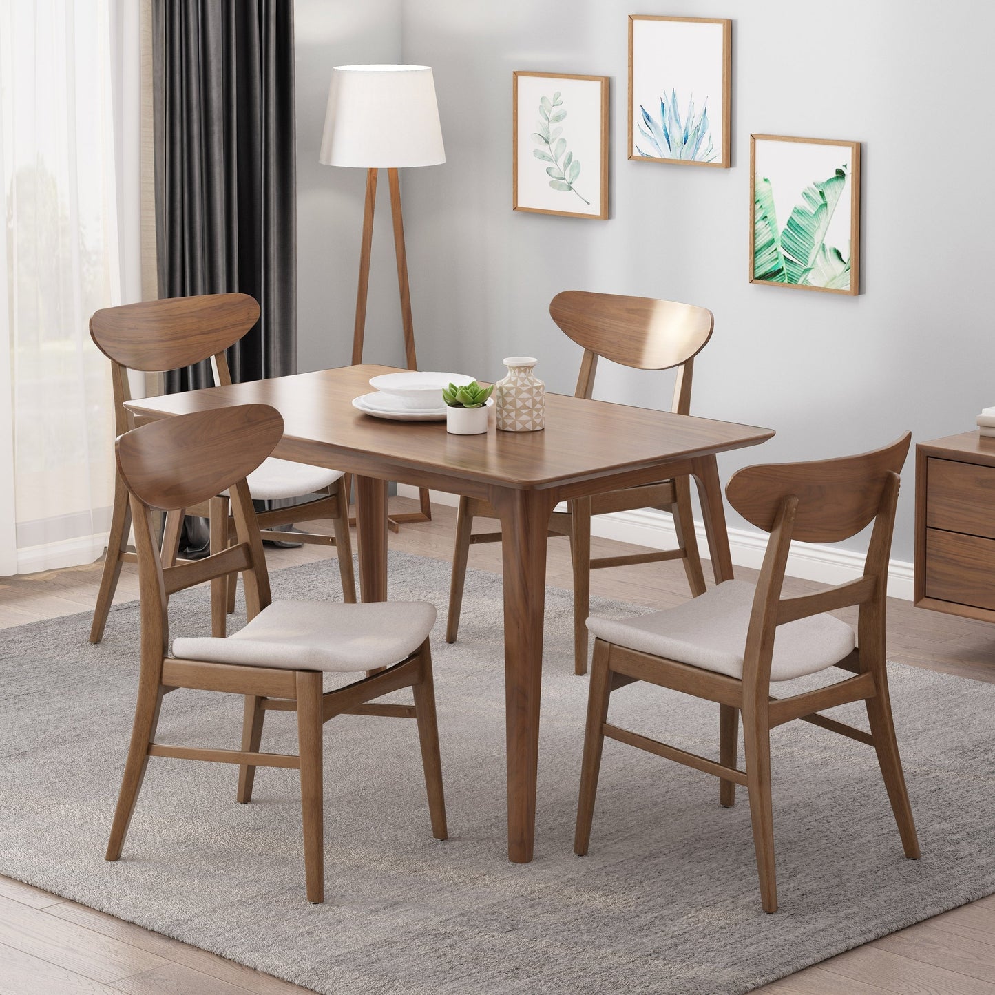Idalia Mid-century Modern Dining Chairs (Set of 4) by Christopher Knight Home