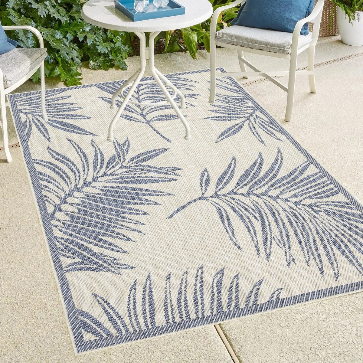 Indoor/Outdoor Area Rug/ Runner/ Doormat -Machine Washable, Weather and UV Resistant-Waterproof-Liana