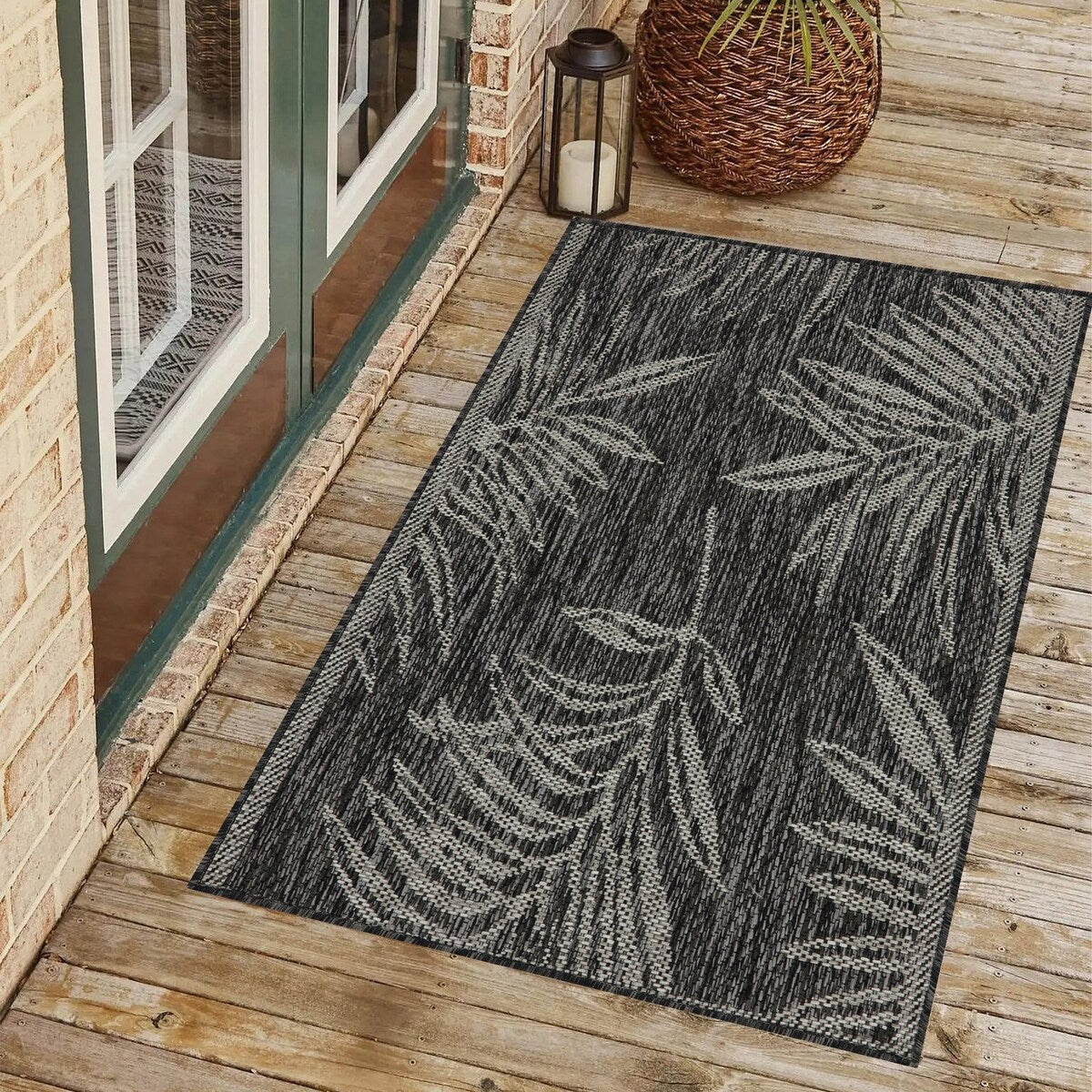 Indoor/Outdoor Area Rug/ Runner/ Doormat -Machine Washable, Weather and UV Resistant-Waterproof-Liana