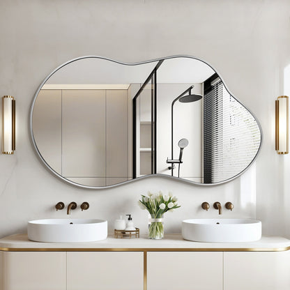 Irregular Wall Mirror Asymmetrical Decorative Wall Mirror