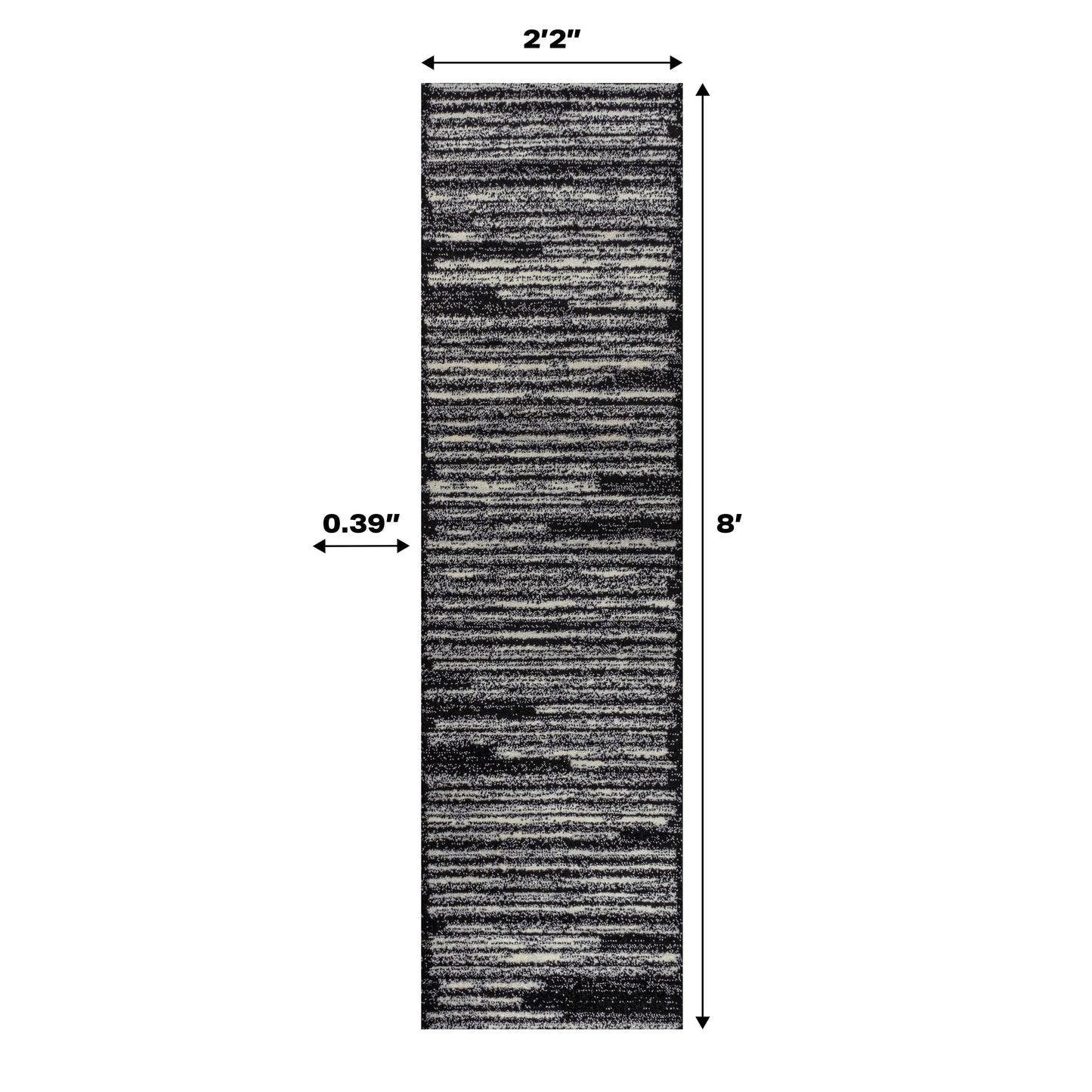 JONATHAN Y Aksil Modern Berber Stripe Area Rug