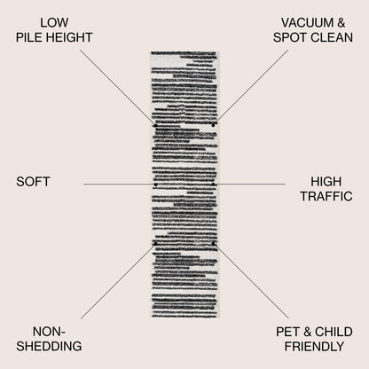 JONATHAN Y Aksil Modern Berber Stripe Area Rug