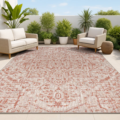 JONATHAN Y Charleston Medallion Indoor/Outdoor Area Rug