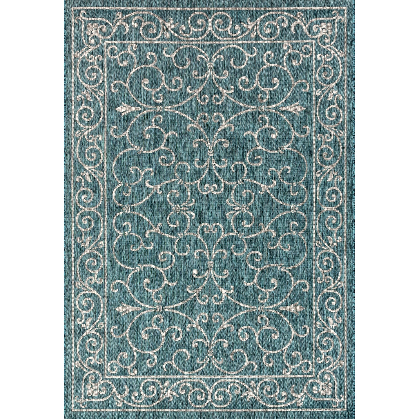 JONATHAN Y Filigree Textured Weave Indoor/Outdoor Area Rug