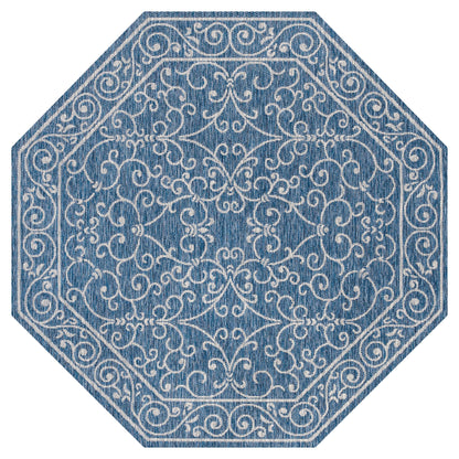 JONATHAN Y Filigree Textured Weave Indoor/Outdoor Area Rug