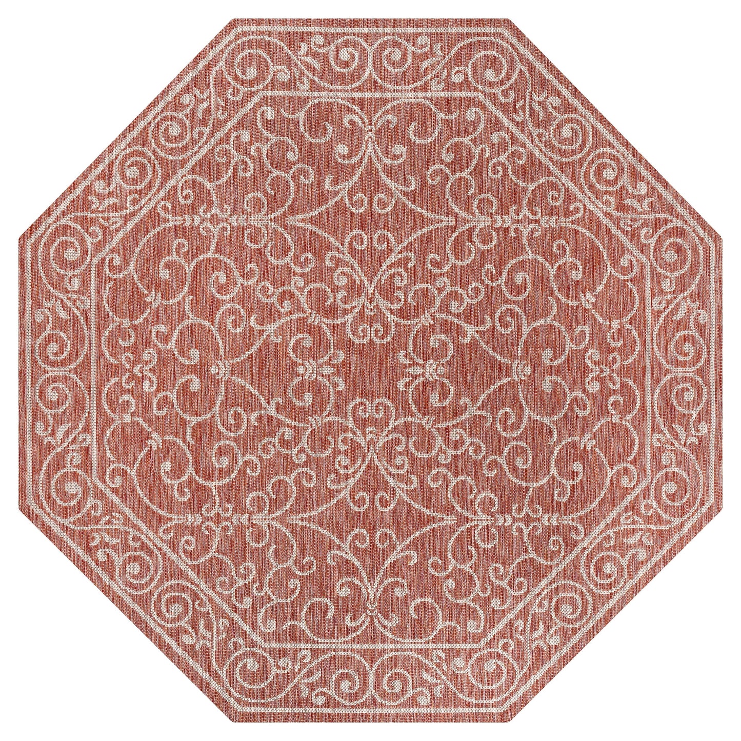 JONATHAN Y Filigree Textured Weave Indoor/Outdoor Area Rug