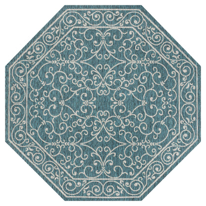 JONATHAN Y Filigree Textured Weave Indoor/Outdoor Area Rug