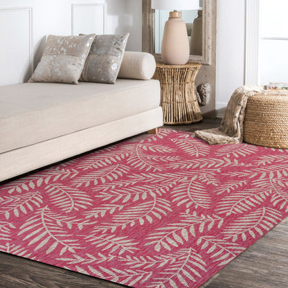 JONATHAN Y Galon Palm Frond Indoor/Outdoor Area Rug