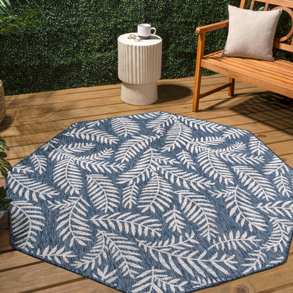 JONATHAN Y Galon Palm Frond Indoor/Outdoor Area Rug