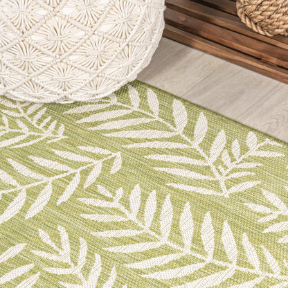 JONATHAN Y Galon Palm Frond Indoor/Outdoor Area Rug