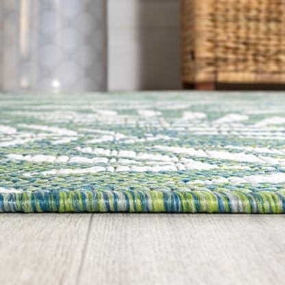 JONATHAN Y Galon Palm Frond Indoor/Outdoor Area Rug