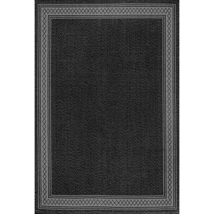 JONATHAN Y Havana Classic Diamond Border Indoor/Outdoor Area Rug