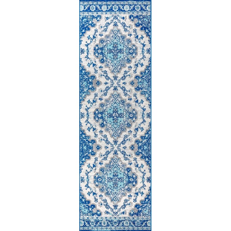 JONATHAN Y Inigo FLAIR Boho Vintage Medallion Area Rug