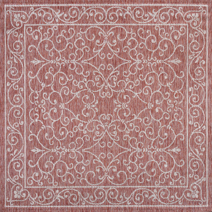 JONATHAN Y Filigree Textured Weave Indoor/Outdoor Area Rug