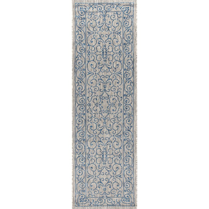 JONATHAN Y Filigree Textured Weave Indoor/Outdoor Area Rug