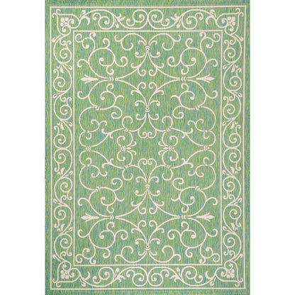 JONATHAN Y Filigree Textured Weave Indoor/Outdoor Area Rug