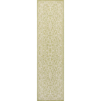 JONATHAN Y Filigree Textured Weave Indoor/Outdoor Area Rug