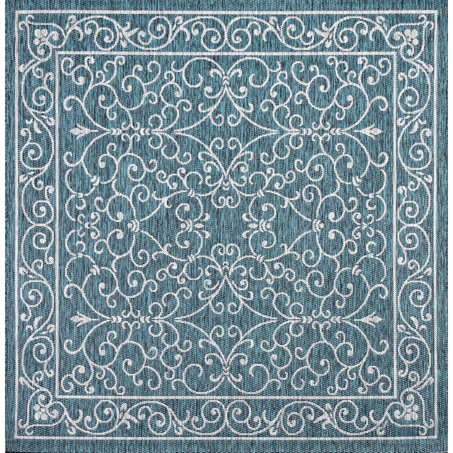 JONATHAN Y Filigree Textured Weave Indoor/Outdoor Area Rug