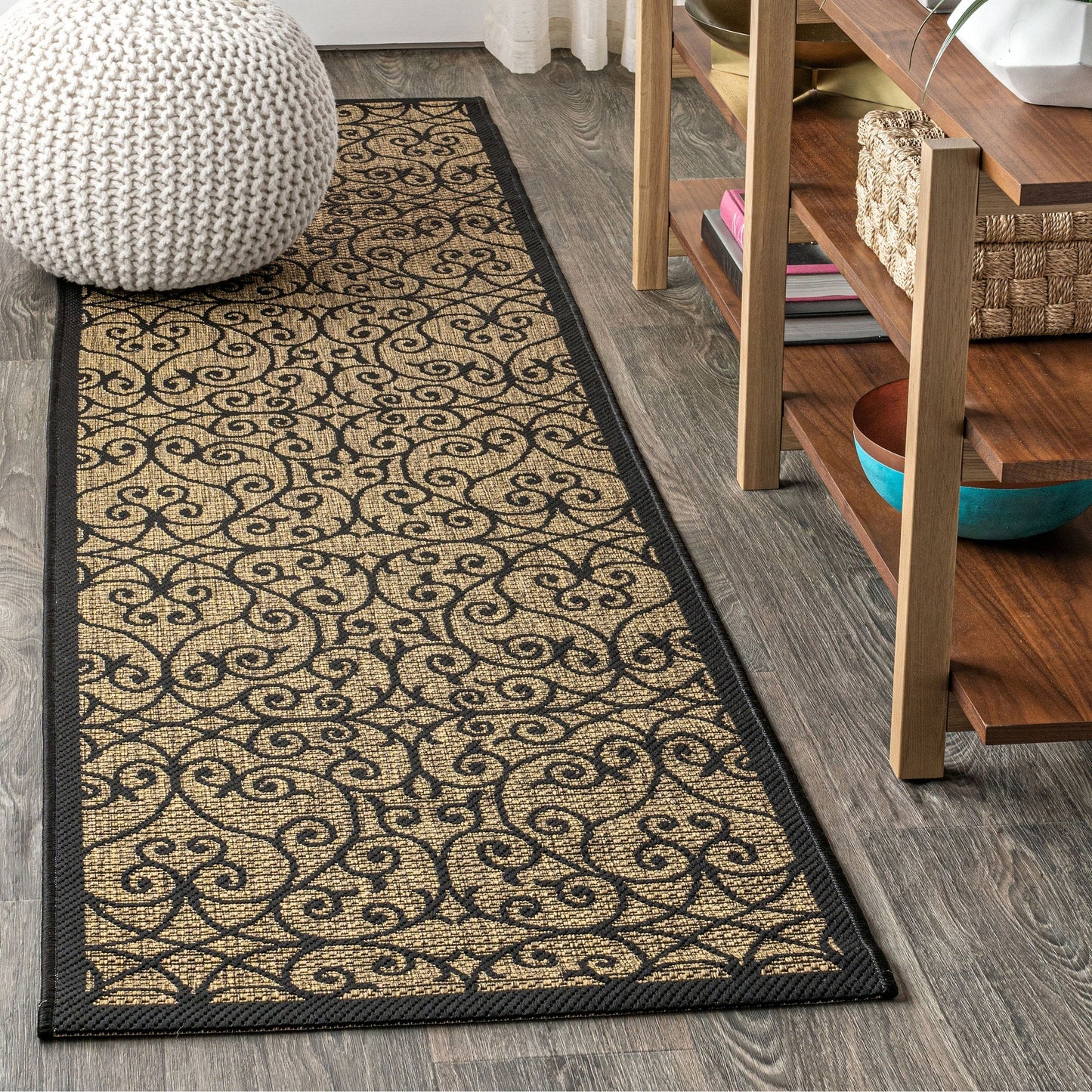 JONATHAN Y Ourika Textured Weave Indoor/Outdoor Area Rug