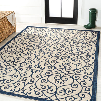 JONATHAN Y Ourika Textured Weave Indoor/Outdoor Area Rug