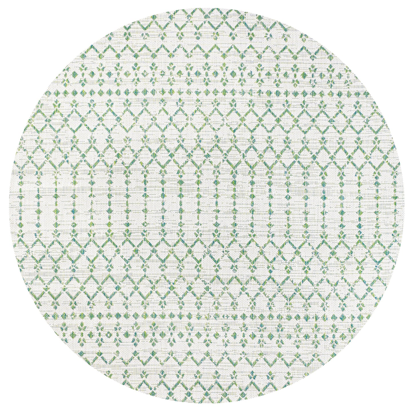 JONATHAN Y Trebol Moroccan Geometric Textured Weave Indoor/Outdoor Area Rug