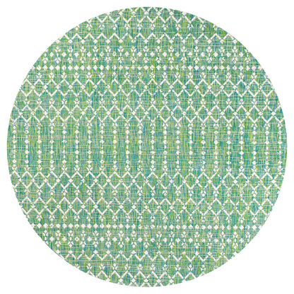 JONATHAN Y Trebol Moroccan Geometric Textured Weave Indoor/Outdoor Area Rug
