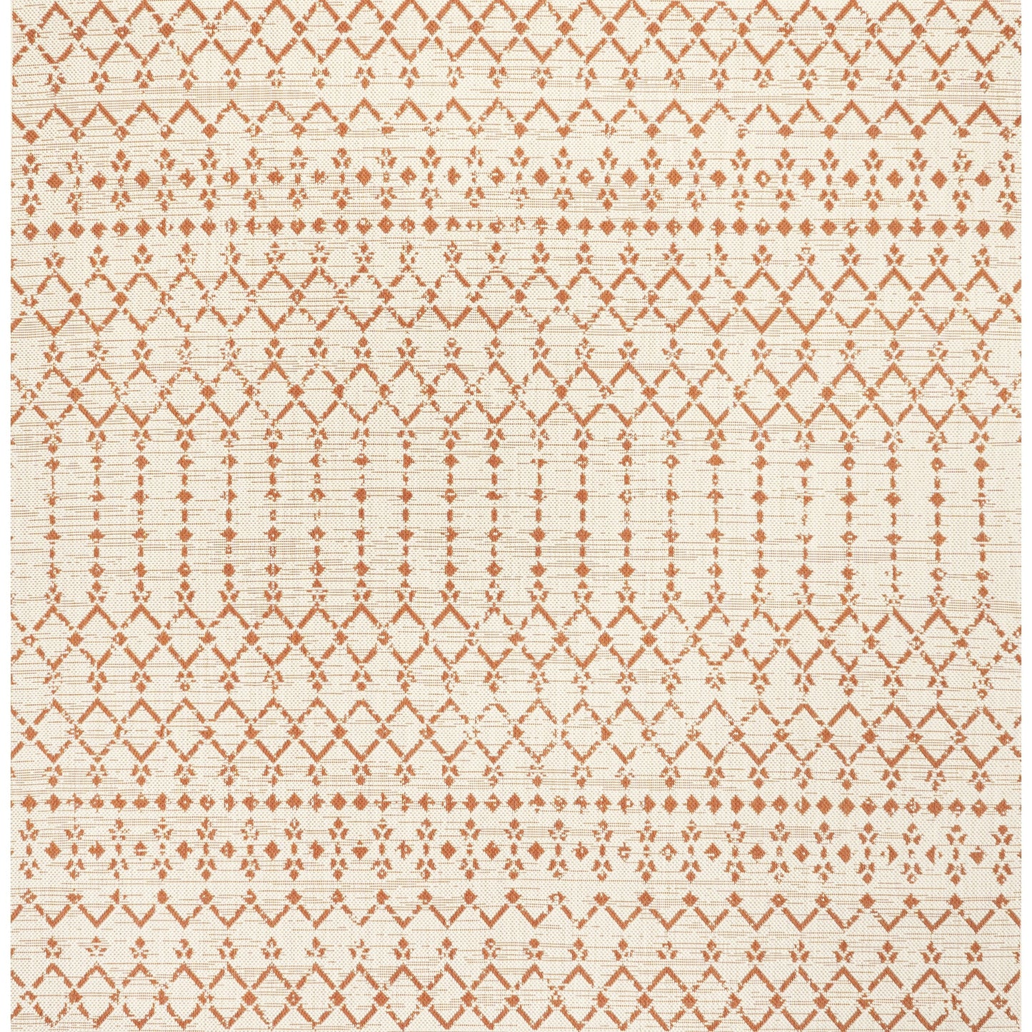 JONATHAN Y Trebol Moroccan Geometric Textured Weave Indoor/Outdoor Area Rug